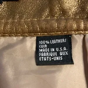 Dkny | Skirts | Dkny 0 Leather Cuir Made In Usa Mini Skirt Size 4 